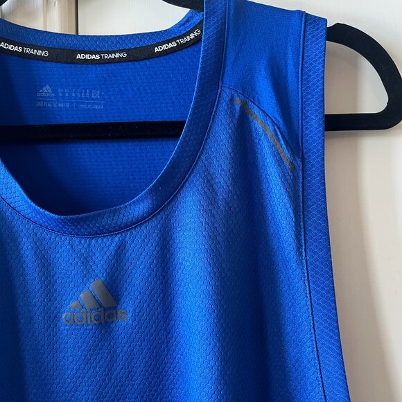 Adidas Blue Tank Top Men’s Size XL - Picture 6 of 8